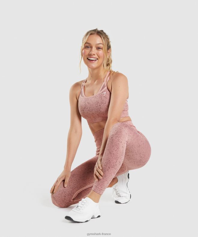 Gymshark adapter les leggings sans couture mouchetés minéral | paige rose femmes 6HF28321